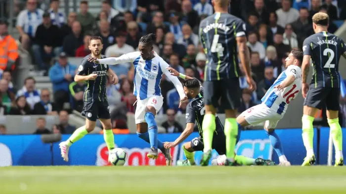 Framed Print : Brighton and Hove Albion vs Manchester City: Premier League Showdown at American Express Community Stadium (May 12, 2019) Framed Print : Brighton and Hove Albion vs Manchester City: Premier League Showdown at American Express Community Stadium (May 12, 2019)