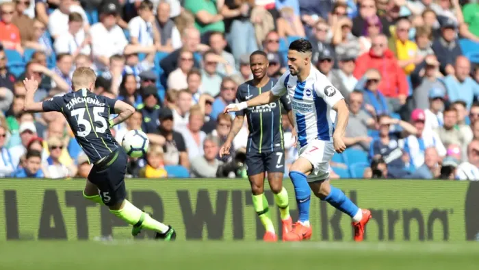 Framed Print : Brighton and Hove Albion vs Manchester City: Premier League Showdown at American Express Community Stadium (May 12, 2019) Framed Print : Brighton and Hove Albion vs Manchester City: Premier League Showdown at American Express Community Stadium (May 12, 2019)