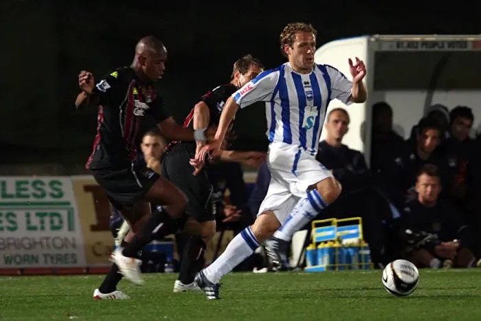 Framed Print : Brighton & Hove Albion vs. Manchester City: 2008-09 Carling Cup Showdown Framed Print : Brighton & Hove Albion vs. Manchester City: 2008-09 Carling Cup Showdown