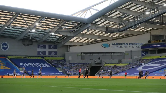 Framed Print : Brighton and Hove Albion vs Manchester City: Premier League Showdown at American Express Community Stadium (11JUL20) Framed Print : Brighton and Hove Albion vs Manchester City: Premier League Showdown at American Express Community Stadium (11JUL20)