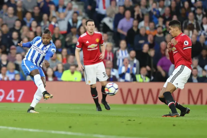 Framed Print : Brighton and Hove Albion vs Manchester United: Premier League Showdown at American Express Community Stadium (04.05.18) Framed Print : Brighton and Hove Albion vs Manchester United: Premier League Showdown at American Express Community Stadium (04.05.18)