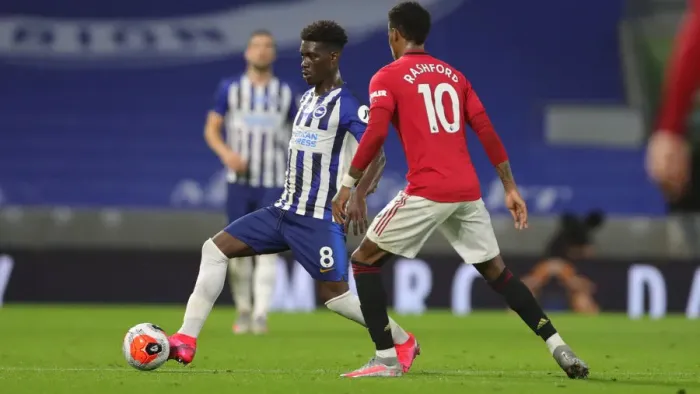 Framed Print : Brighton and Hove Albion vs Manchester United: Premier League Showdown at American Express Community Stadium (30JUN20)