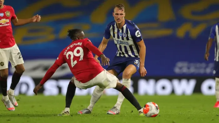 Framed Print : Brighton and Hove Albion vs Manchester United: Premier League Showdown at American Express Community Stadium (30JUN20)