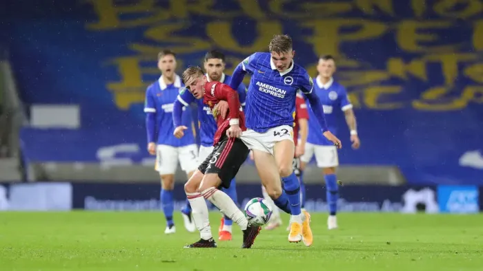 Framed Print : Brighton and Hove Albion vs Manchester United: Carabao Cup Showdown at American Express Community Stadium (30SEP20) Framed Print : Brighton and Hove Albion vs Manchester United: Carabao Cup Showdown at American Express Community Stadium (30SEP20)
