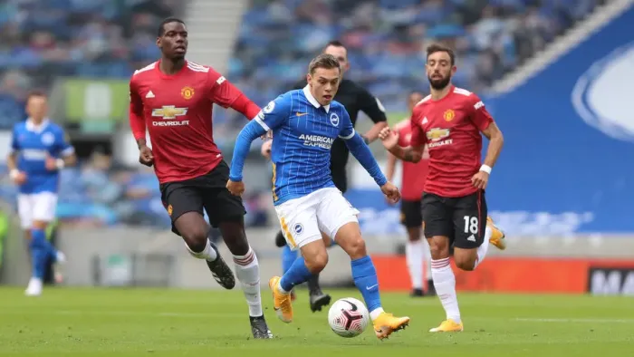 Framed Print : Brighton & Hove Albion vs Manchester United: Premier League Showdown at American Express Community Stadium (26SEP20)