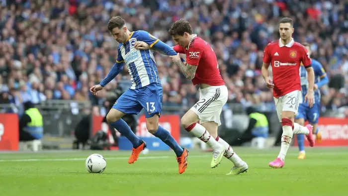 Framed Print : Brighton and Hove Albion vs Manchester United: FA Cup Semi-Final Showdown at Wembley Stadium (23APR23) Framed Print : Brighton and Hove Albion vs Manchester United: FA Cup Semi-Final Showdown at Wembley Stadium (23APR23)