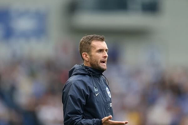 Brighton & Hove Albion vs Middlesbrough: Nathan Jones in Action