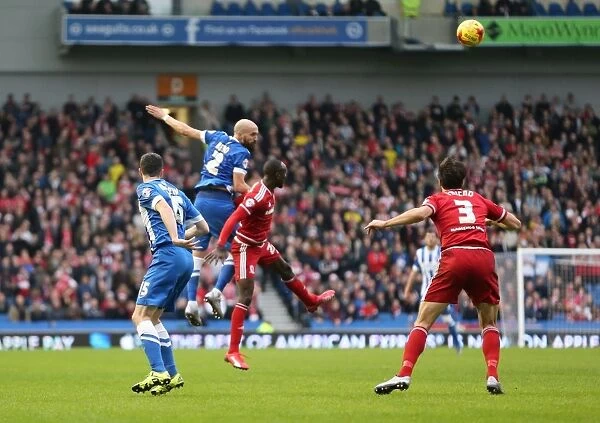 Brighton and Hove Albion vs. Middlesbrough: A Fierce Championship Clash at the American Express Community Stadium (19DEC15)