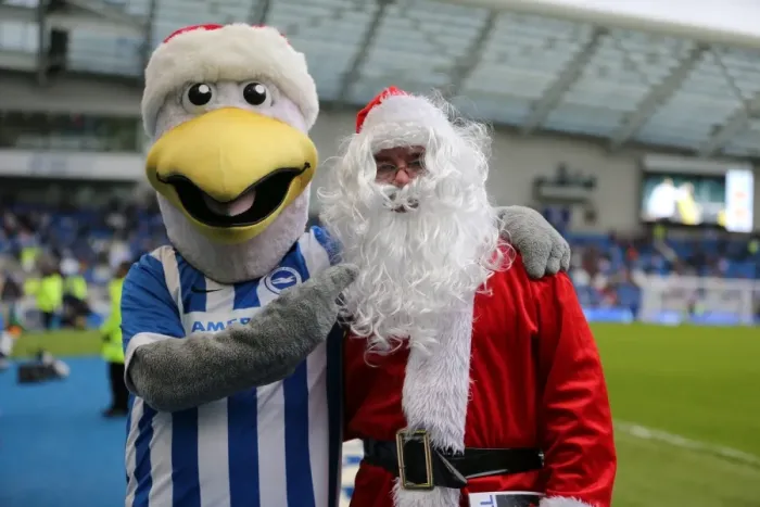 Framed Print : Brighton and Hove Albion vs. Middlesbrough: A Fight in the Sky Bet Championship (19DEC15)