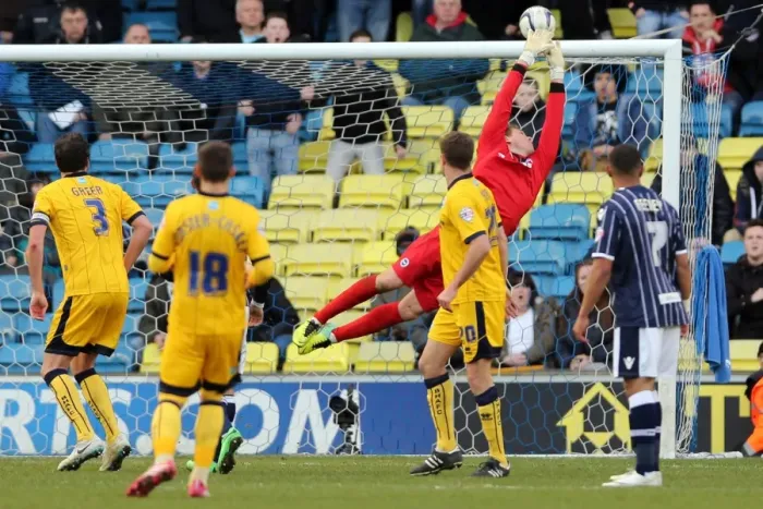 Framed Print : Brighton & Hove Albion vs. Millwall: Away Game, March 1, 2014 Framed Print : Brighton & Hove Albion vs. Millwall: Away Game, March 1, 2014