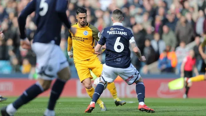 Framed Print : Brighton and Hove Albion vs. Millwall: FA Cup Quarterfinal Battle at The Den (17 March 2019) Framed Print : Brighton and Hove Albion vs. Millwall: FA Cup Quarterfinal Battle at The Den (17 March 2019)