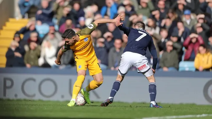 Framed Print : Brighton and Hove Albion vs. Millwall: FA Cup Quarterfinal Battle at The Den (17 March 2019) Framed Print : Brighton and Hove Albion vs. Millwall: FA Cup Quarterfinal Battle at The Den (17 March 2019)