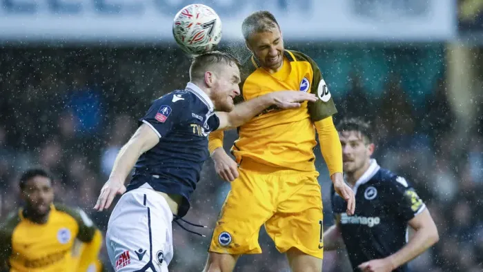 Framed Print : Brighton and Hove Albion vs. Millwall: FA Cup Quarterfinal Battle at The Den (17 March 2019) Framed Print : Brighton and Hove Albion vs. Millwall: FA Cup Quarterfinal Battle at The Den (17 March 2019)