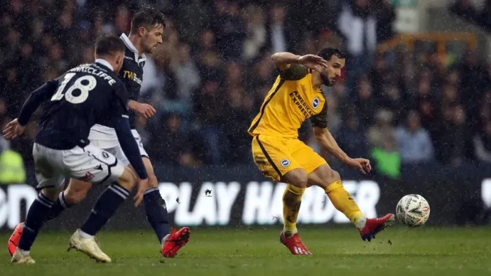 Framed Print : Brighton and Hove Albion vs. Millwall: FA Cup Quarterfinal Battle at The Den (17 March 2019) Framed Print : Brighton and Hove Albion vs. Millwall: FA Cup Quarterfinal Battle at The Den (17 March 2019)