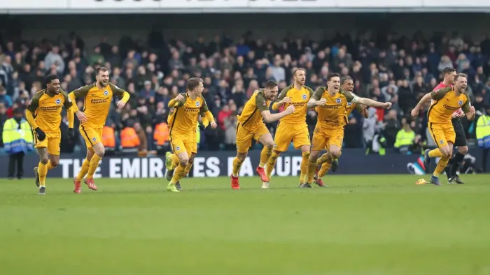 Framed Print : Brighton and Hove Albion vs. Millwall: FA Cup Quarterfinal Battle at The Den (17Mar19) Framed Print : Brighton and Hove Albion vs. Millwall: FA Cup Quarterfinal Battle at The Den (17Mar19)