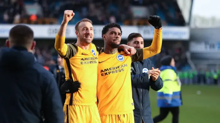 Framed Print : Brighton and Hove Albion vs. Millwall: FA Cup Quarterfinal Battle at The Den (17MAR19) Framed Print : Brighton and Hove Albion vs. Millwall: FA Cup Quarterfinal Battle at The Den (17MAR19)