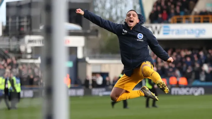 Framed Print : Brighton and Hove Albion vs. Millwall: FA Cup Quarterfinal Battle at The Den (17MAR19) Framed Print : Brighton and Hove Albion vs. Millwall: FA Cup Quarterfinal Battle at The Den (17MAR19)