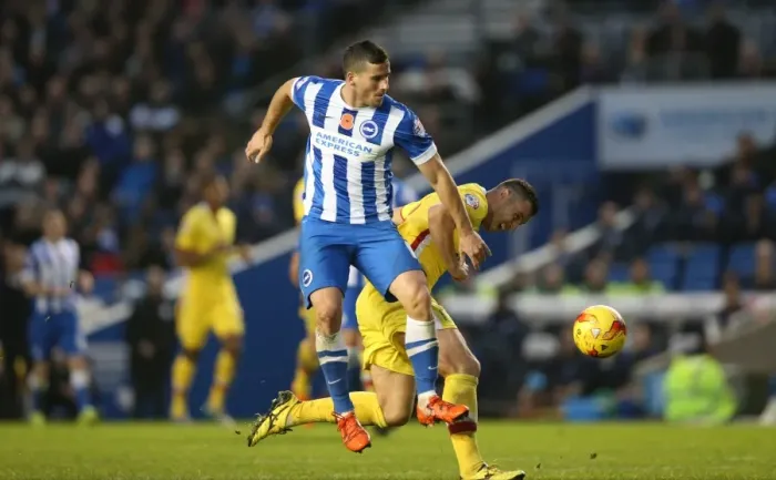 Framed Print : Brighton and Hove Albion vs Milton Keynes Dons: Sky Bet Championship Showdown at American Express Community Stadium (07.11.2015) Framed Print : Brighton and Hove Albion vs Milton Keynes Dons: Sky Bet Championship Showdown at American Express Community Stadium (07.11.2015)