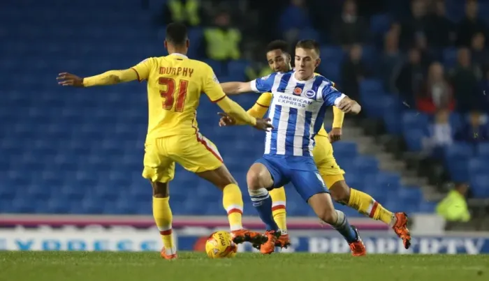 Framed Print : Brighton and Hove Albion vs Milton Keynes Dons: Sky Bet Championship Showdown at American Express Community Stadium (07.11.2015) Framed Print : Brighton and Hove Albion vs Milton Keynes Dons: Sky Bet Championship Showdown at American Express Community Stadium (07.11.2015)