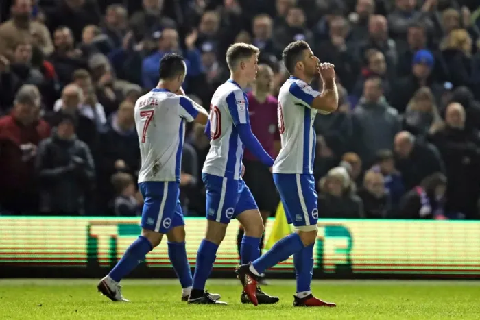 Framed Print : Brighton and Hove Albion vs Milton Keynes Dons: FA Cup 3rd Round Clash at American Express Community Stadium (January 2017) Framed Print : Brighton and Hove Albion vs Milton Keynes Dons: FA Cup 3rd Round Clash at American Express Community Stadium (January 2017)