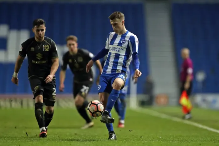 Framed Print : Brighton and Hove Albion vs Milton Keynes Dons: FA Cup 3rd Round Clash at American Express Community Stadium (07JAN17) Framed Print : Brighton and Hove Albion vs Milton Keynes Dons: FA Cup 3rd Round Clash at American Express Community Stadium (07JAN17)