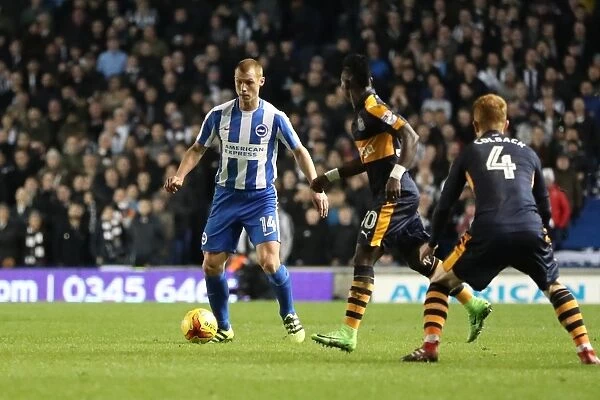 Brighton and Hove Albion vs. Newcastle United: A Tight Championship Battle at the American Express Community Stadium (28th February 2017)