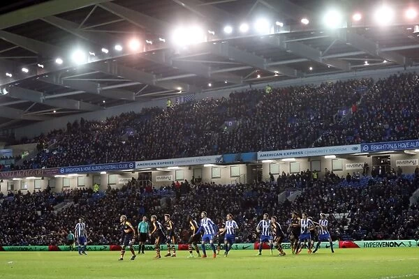 Brighton and Hove Albion vs. Newcastle United: A Tight Championship Battle at the American Express Community Stadium (28 February 2017)