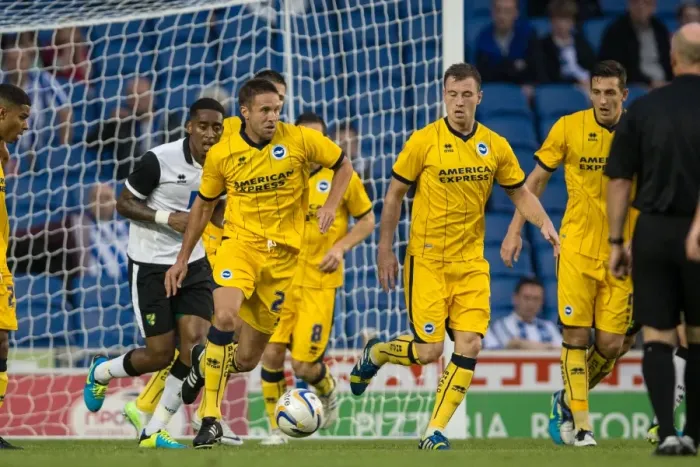 Framed Print : Brighton & Hove Albion vs Norwich City: Kickoff to the 2013-14 Season - Pre-Season Clash Framed Print : Brighton & Hove Albion vs Norwich City: Kickoff to the 2013-14 Season - Pre-Season Clash