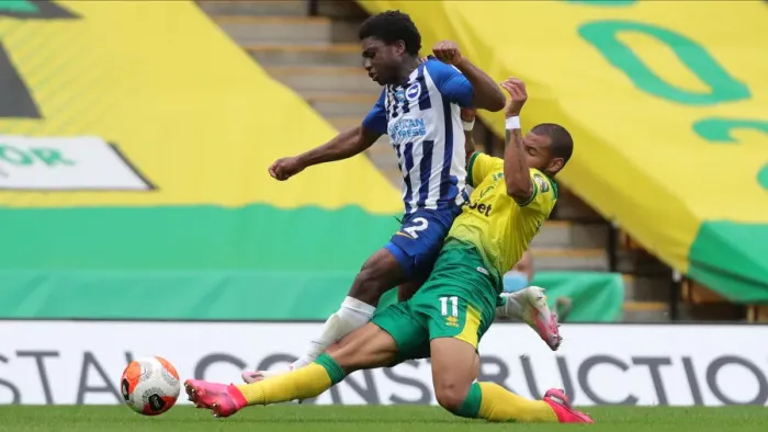 Framed Print : Brighton and Hove Albion vs. Norwich City: Premier League Showdown at Carrow Road (04JUL20) Framed Print : Brighton and Hove Albion vs. Norwich City: Premier League Showdown at Carrow Road (04JUL20)