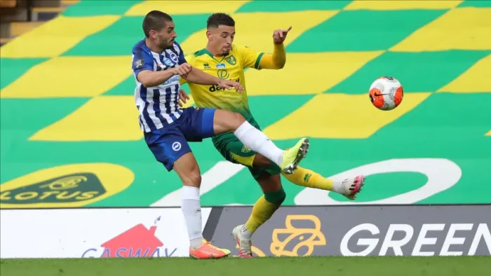 Framed Print : Brighton and Hove Albion vs. Norwich City: Premier League Showdown at Carrow Road (04JUL20) Framed Print : Brighton and Hove Albion vs. Norwich City: Premier League Showdown at Carrow Road (04JUL20)