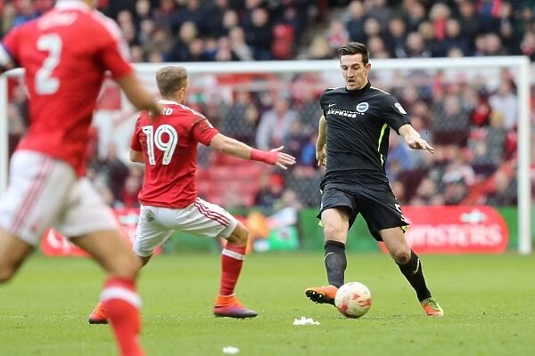 Brighton and Hove Albion vs. Nottingham Forest: EFL Sky Bet Championship Clash at City Ground (04MAR17) - Intense Match Action