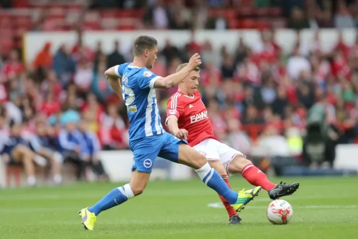 Framed Print : Brighton & Hove Albion vs. Nottingham Forest: 27 September 2014 (Away Game) Framed Print : Brighton & Hove Albion vs. Nottingham Forest: 27 September 2014 (Away Game)