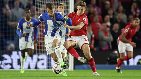 Brighton and Hove Albion vs. Nottingham Forest: Premier League Clash at American Express Community Stadium (18OCT22)