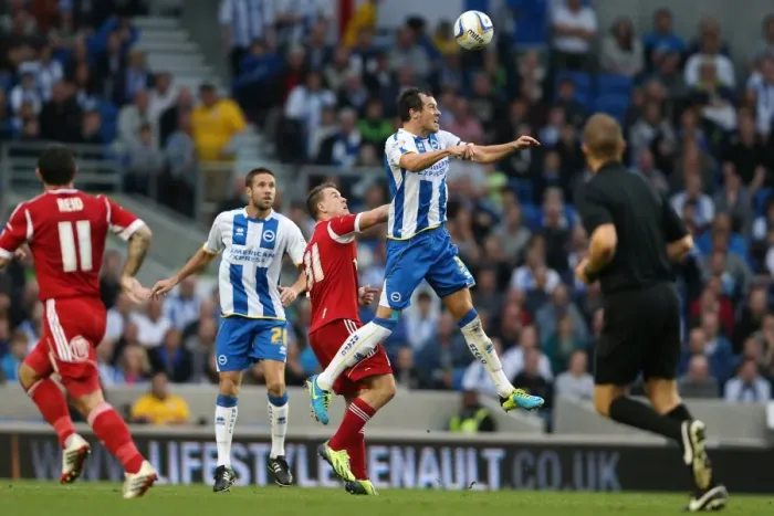 Framed Print : Brighton & Hove Albion vs. Nottingham Forest: 5-10-2013 - A Home Victory from the 2013-14 Season: 5-0 Framed Print : Brighton & Hove Albion vs. Nottingham Forest: 5-10-2013 - A Home Victory from the 2013-14 Season: 5-0