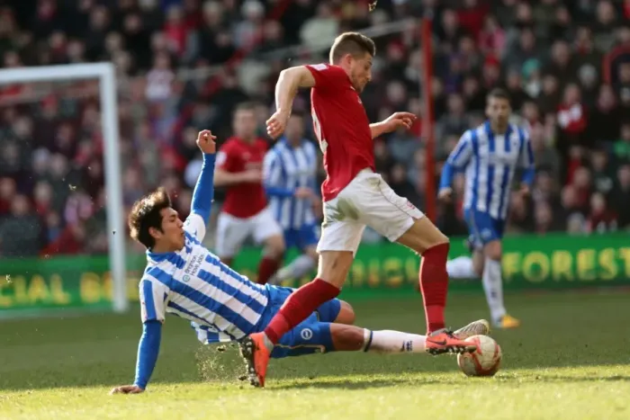 Framed Print : Brighton & Hove Albion vs. Nottingham Forest (Away) - A Look Back at the 2012-13 Season: 30-03-2013 Framed Print : Brighton & Hove Albion vs. Nottingham Forest (Away) - A Look Back at the 2012-13 Season: 30-03-2013