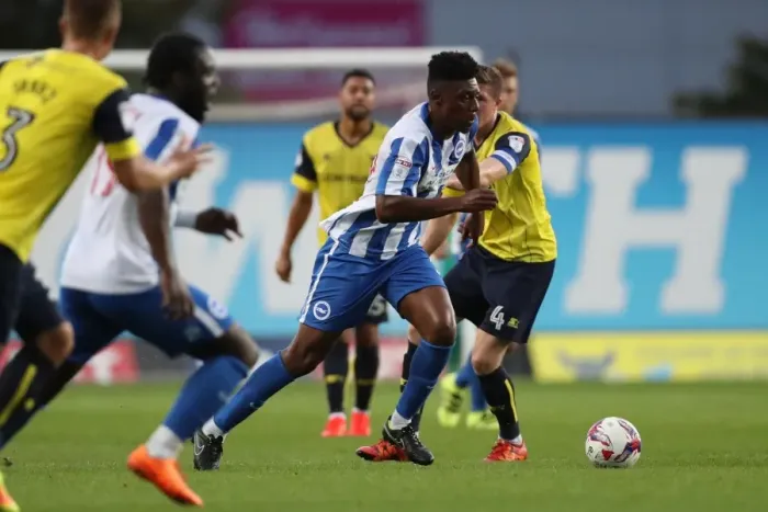 Framed Print : Brighton and Hove Albion vs. Oxford United: EFL Cup Battle at Kassam Stadium (23 / 08 / 2016) Framed Print : Brighton and Hove Albion vs. Oxford United: EFL Cup Battle at Kassam Stadium (23 / 08 / 2016)
