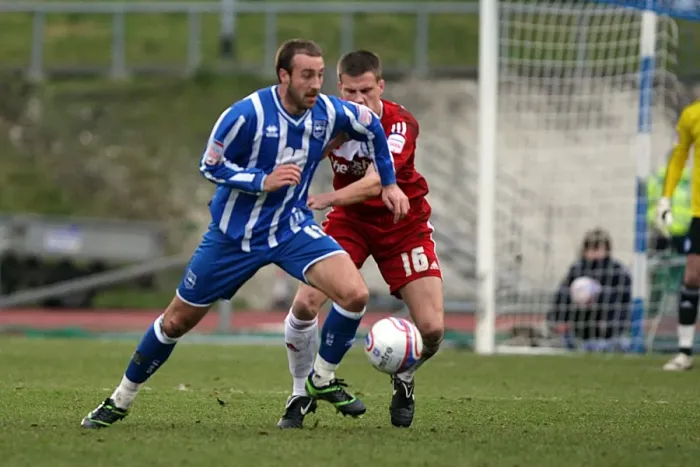 Framed Print : Brighton & Hove Albion vs. Peterborough United: 2010-11 Home Game Framed Print : Brighton & Hove Albion vs. Peterborough United: 2010-11 Home Game