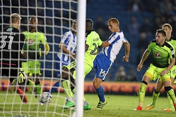 Brighton and Hove Albion vs. Reading: EFL Cup Battle at American Express Community Stadium (2016)