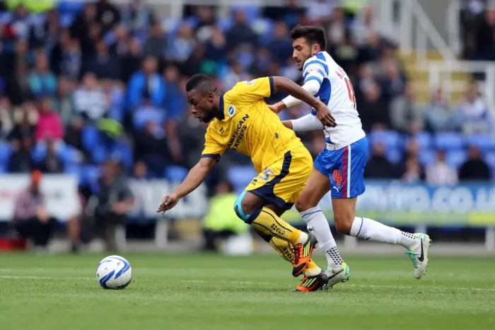 Framed Print : Brighton & Hove Albion vs. Reading: 2013-14 Season Away Game