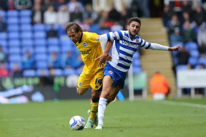 Framed Print : Brighton & Hove Albion vs. Reading (Away) - 15-09-2013: Away Game Highlights, 2013-14 Season