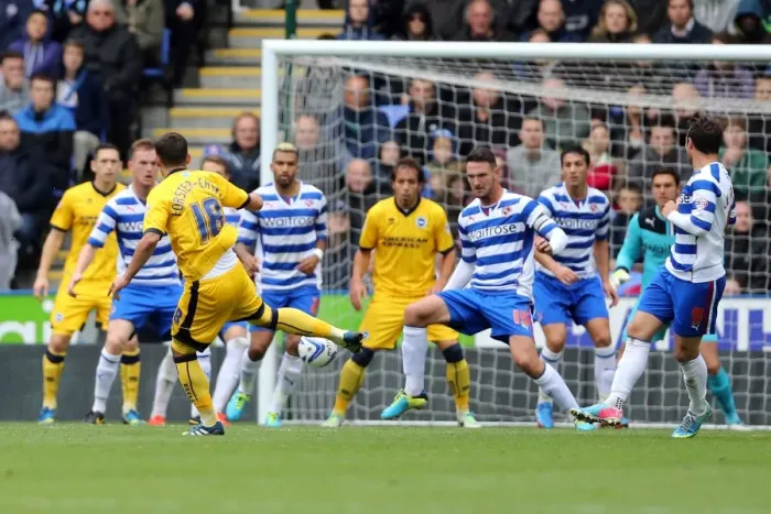 Framed Print : Brighton & Hove Albion vs. Reading (Away) - 15-09-2013: Away Game Highlights, 2013-14 Season