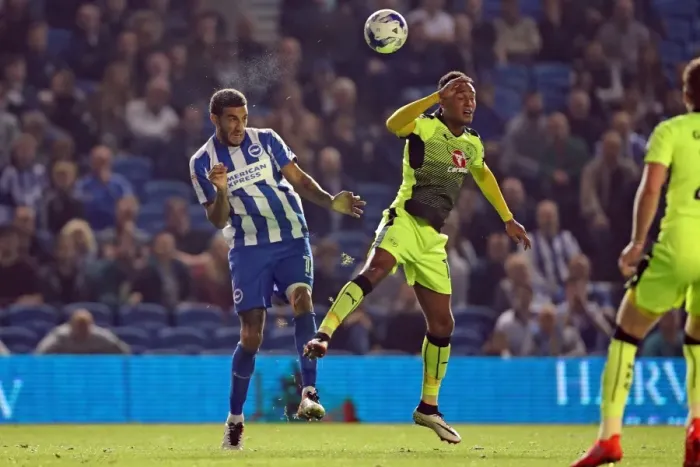 Framed Print : Brighton and Hove Albion vs. Reading: EFL Cup Showdown at American Express Community Stadium (2016)