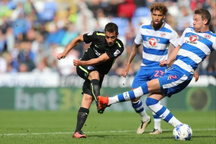 Framed Print : Brighton and Hove Albion vs. Reading: Sky Bet Championship Showdown at Madejski Stadium (2016-08-20) Framed Print : Brighton and Hove Albion vs. Reading: Sky Bet Championship Showdown at Madejski Stadium (2016-08-20)