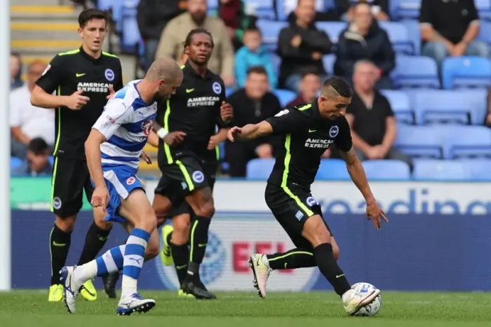 Framed Print : Brighton and Hove Albion vs. Reading: Sky Bet Championship Showdown at Madejski Stadium (2016.08.20) Framed Print : Brighton and Hove Albion vs. Reading: Sky Bet Championship Showdown at Madejski Stadium (2016.08.20)