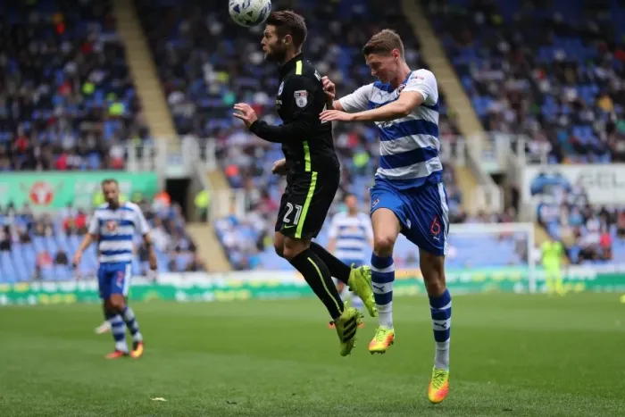 Framed Print : Brighton and Hove Albion vs. Reading: Sky Bet Championship Showdown at Madejski Stadium (2016.08.20)