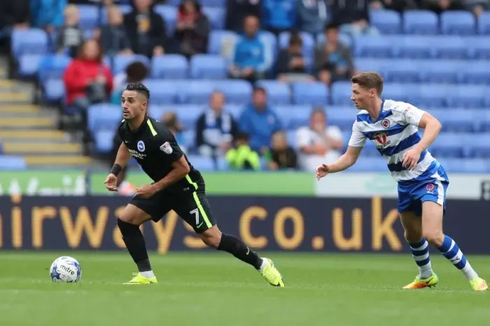 Framed Print : Brighton and Hove Albion vs. Reading: Sky Bet Championship Showdown at Madejski Stadium (August 20, 2016) Framed Print : Brighton and Hove Albion vs. Reading: Sky Bet Championship Showdown at Madejski Stadium (August 20, 2016)