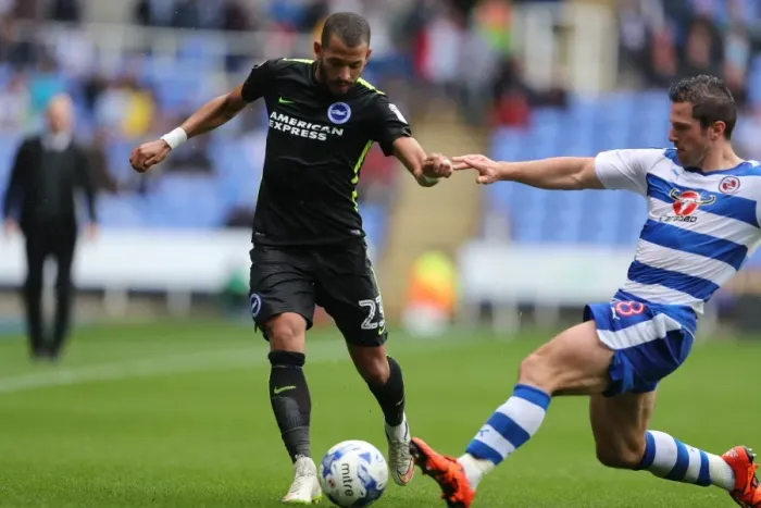 Framed Print : Brighton and Hove Albion vs. Reading: Sky Bet Championship Showdown at Madejski Stadium (August 20, 2016)