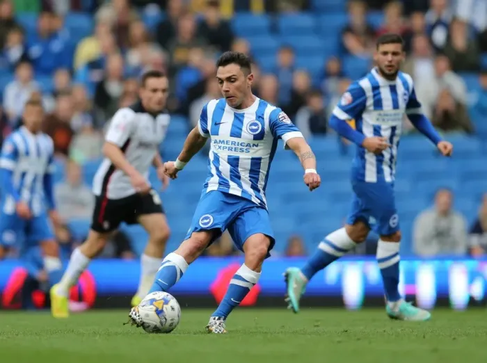 Framed Print : Brighton & Hove Albion vs Rotherham United: Adrian Colunga at American Express Community Stadium (October 25, 2014) Framed Print : Brighton & Hove Albion vs Rotherham United: Adrian Colunga at American Express Community Stadium (October 25, 2014)