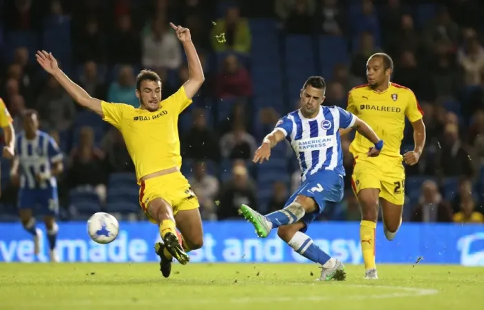 Framed Print : Brighton and Hove Albion vs Rotherham United: Sky Bet Championship Showdown at American Express Community Stadium (September 15, 2015) Framed Print : Brighton and Hove Albion vs Rotherham United: Sky Bet Championship Showdown at American Express Community Stadium (September 15, 2015)