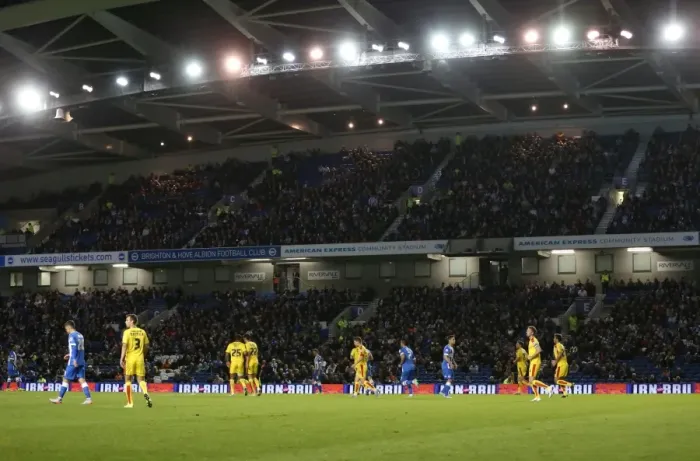 Framed Print : Brighton and Hove Albion vs Rotherham United: Sky Bet Championship Showdown at American Express Community Stadium (September 15, 2015) Framed Print : Brighton and Hove Albion vs Rotherham United: Sky Bet Championship Showdown at American Express Community Stadium (September 15, 2015)